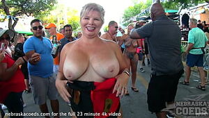 Last day and night of fantasy fest from key west florida hot girls naked in the streets