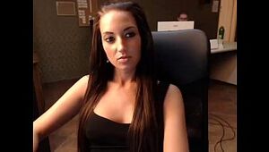 Sexy office girl show 09