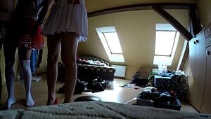 Upskirts in Changing Room, Naked and Changing Clothes, Bottoms Up Hidden Cam Adventures