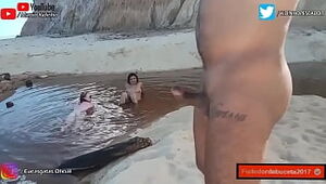 Visitei praia de nudismo encontrei duas gatas fazendo exercicios peladas tranzei pra caralho - ELIANE FURACAO E LORRANY EXOTICA